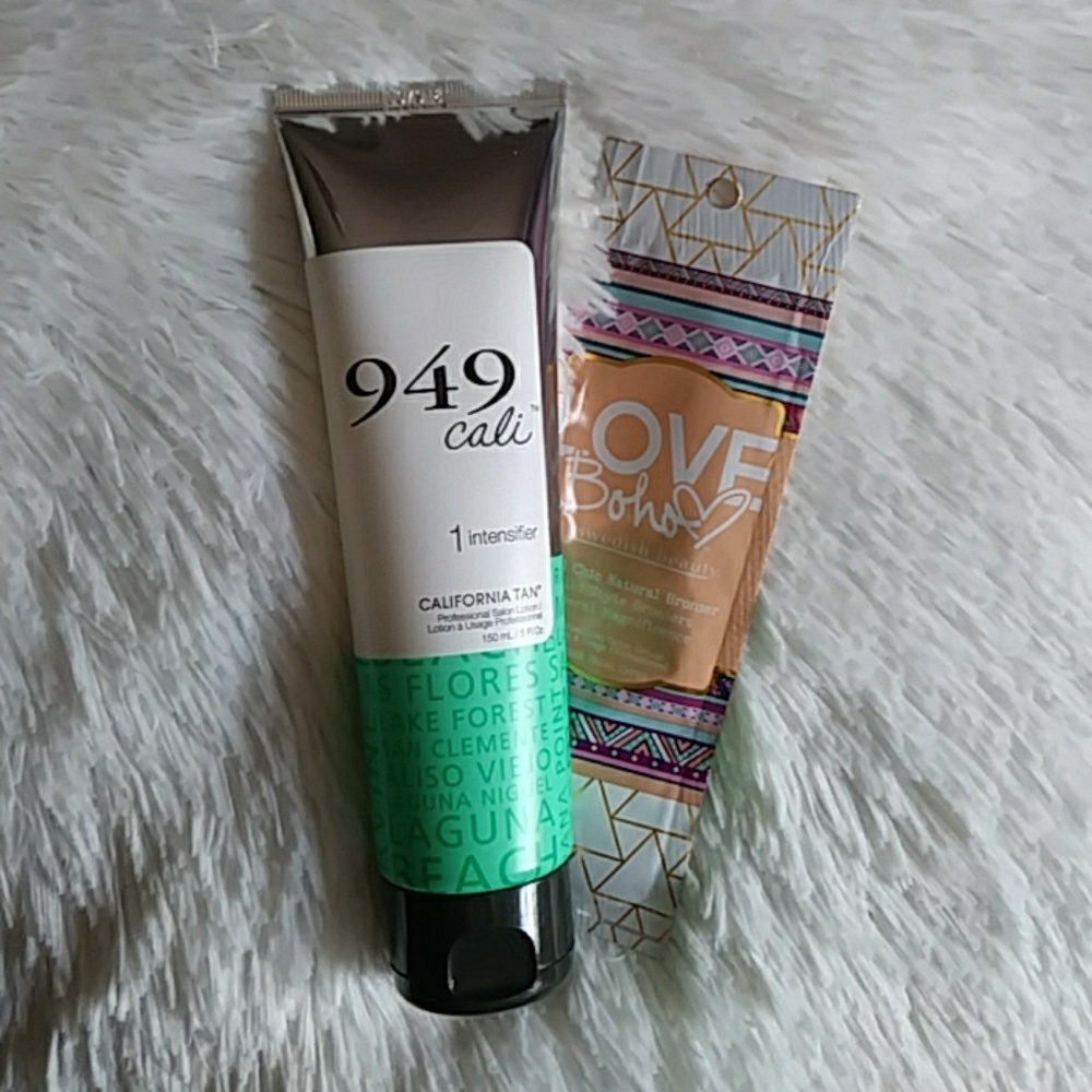 949 tanning lotion and free gift